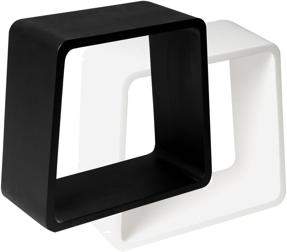 ABST55 Solid Surface Resin Bathroom/Shower Stool - Matte White or Matte Black - ALFI brand - Perfect Makeup Mirrors