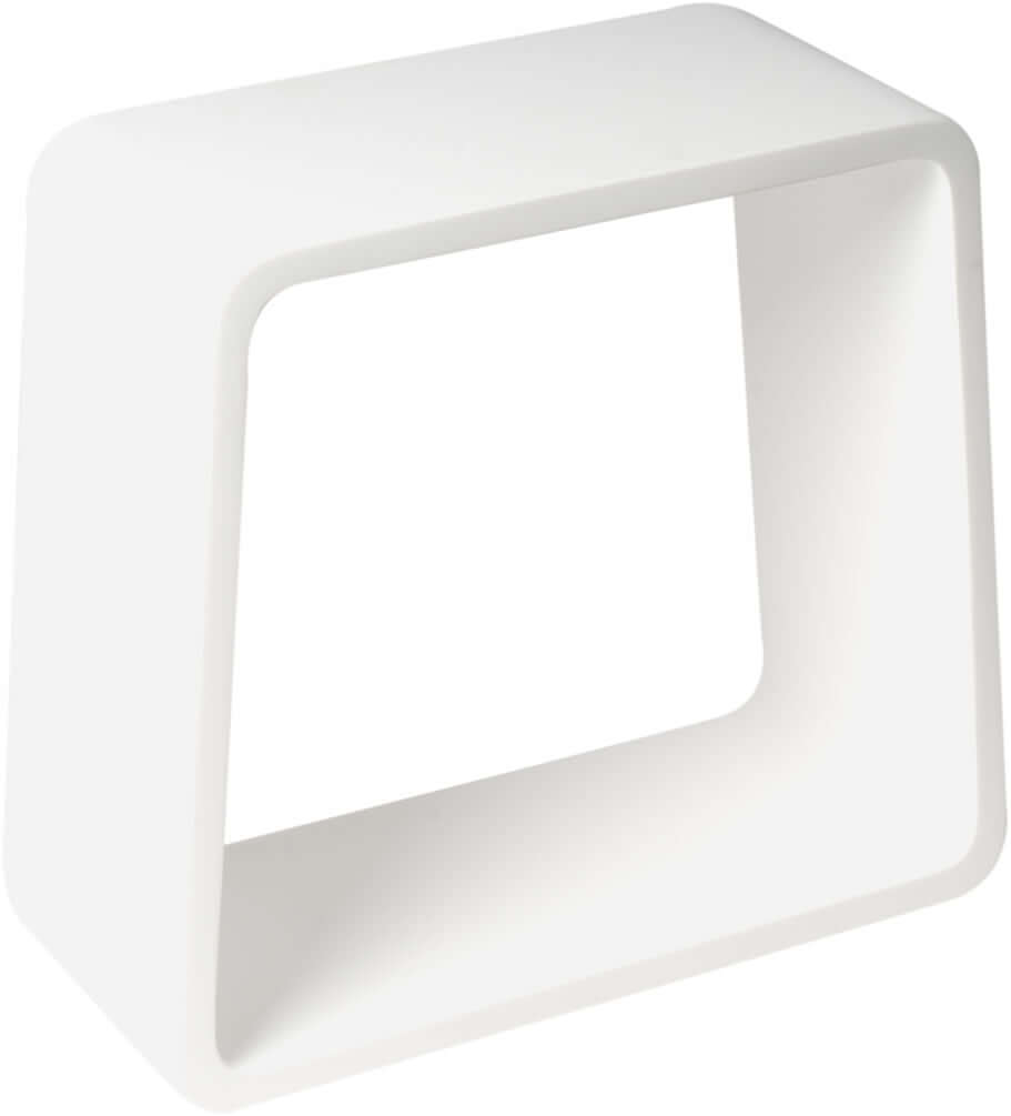ALFI brand ABST55 Solid Surface Resin Bathroom/Shower Stool - Matte White or Matte Black