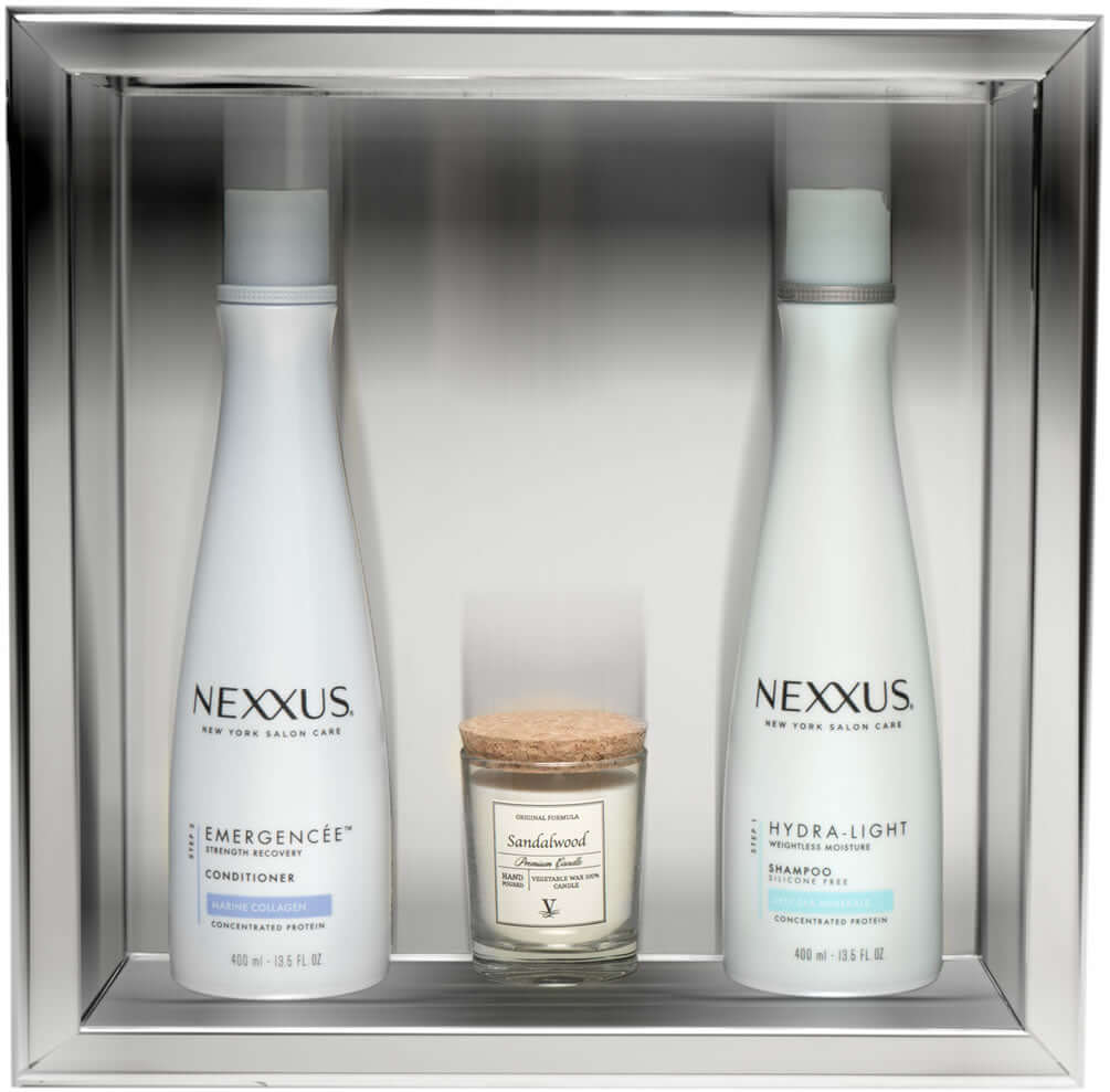 Polished Stainless Steel Alfi brand 12" x 12" Shower Niche