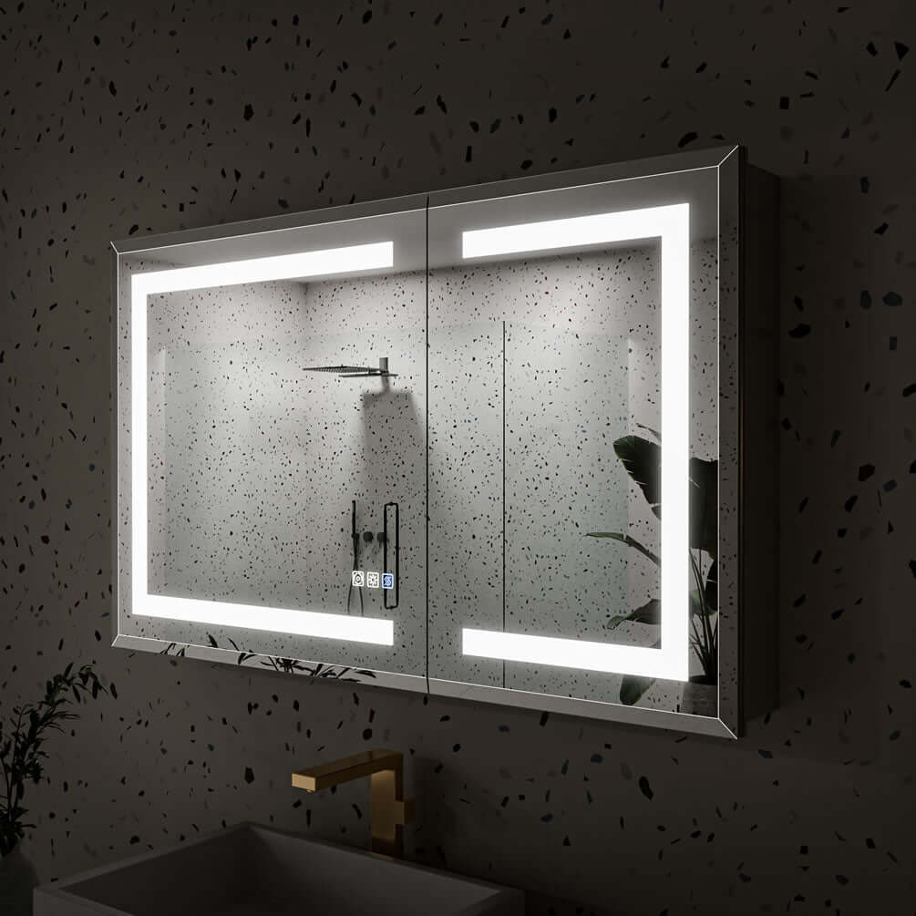 Mirror Luxe 40" Tacoma Full-Featured LED Medicine Cabinet