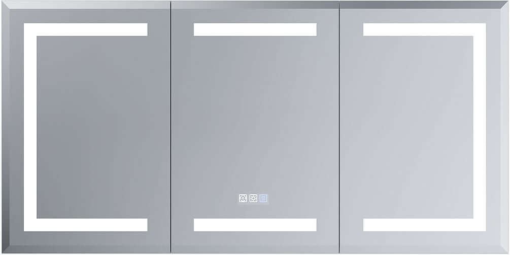 Mirror Luxe 48" Tacoma Full-Featured 3-Door LED Medicine Cabinet