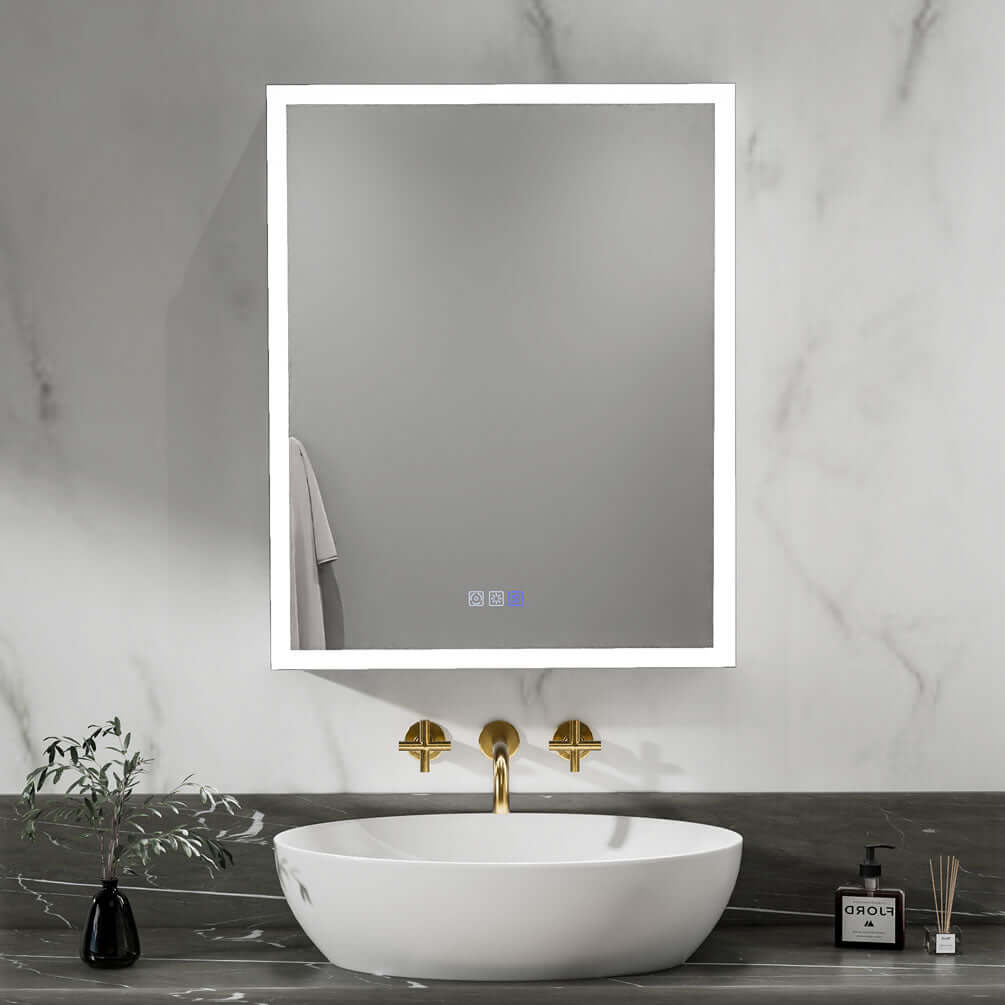 Mirror Luxe 24" Bellingham LED-Framed Medicine Cabinet - Left or Right Hinge