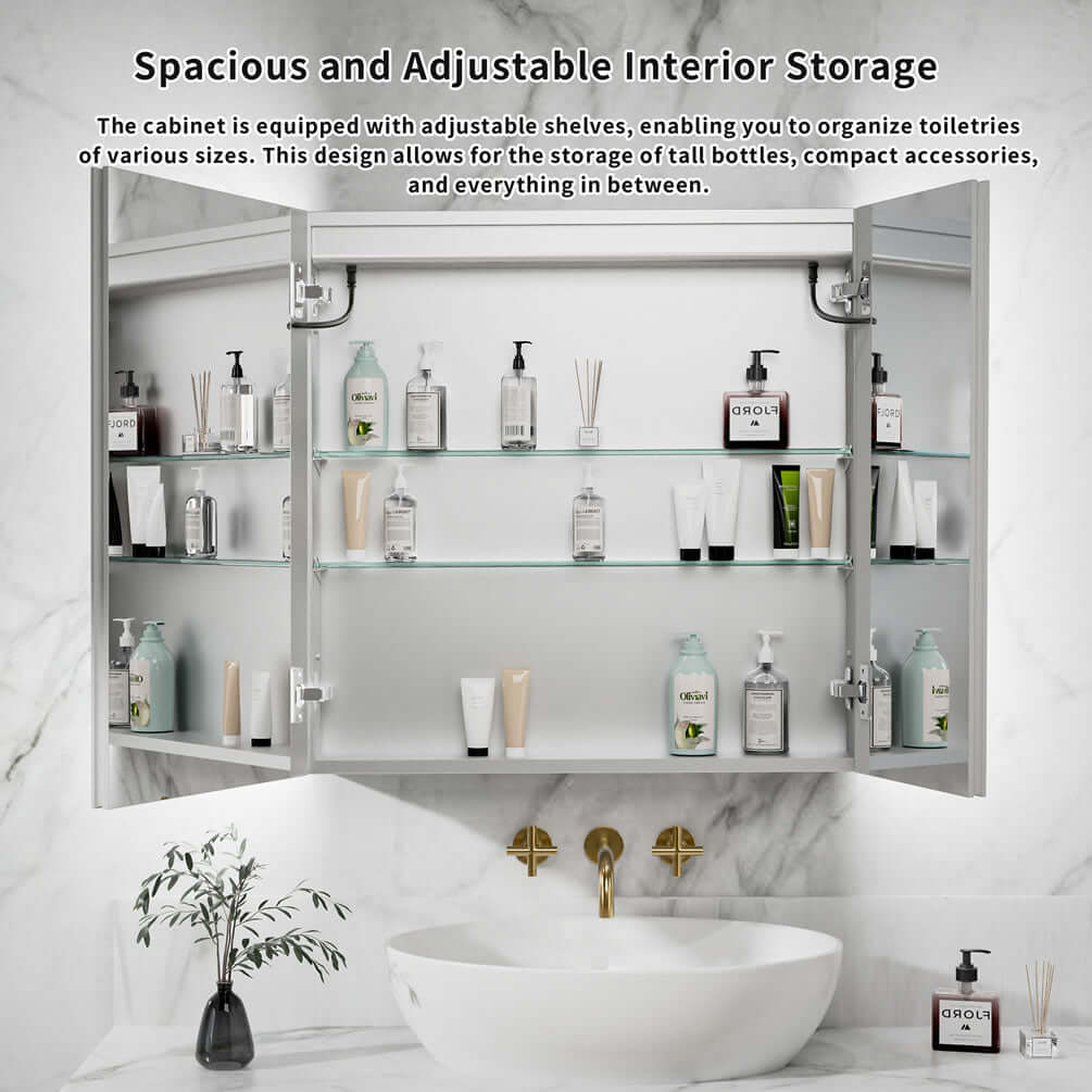 Bellingham Medicine Cabinet 30" x 30" High - Open