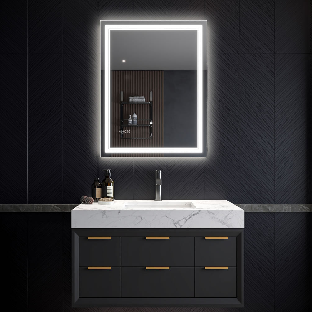 Covington LED Vanity Mirror 20/24/28" – Mirror Luxe - Perfect Makeup Mirrors