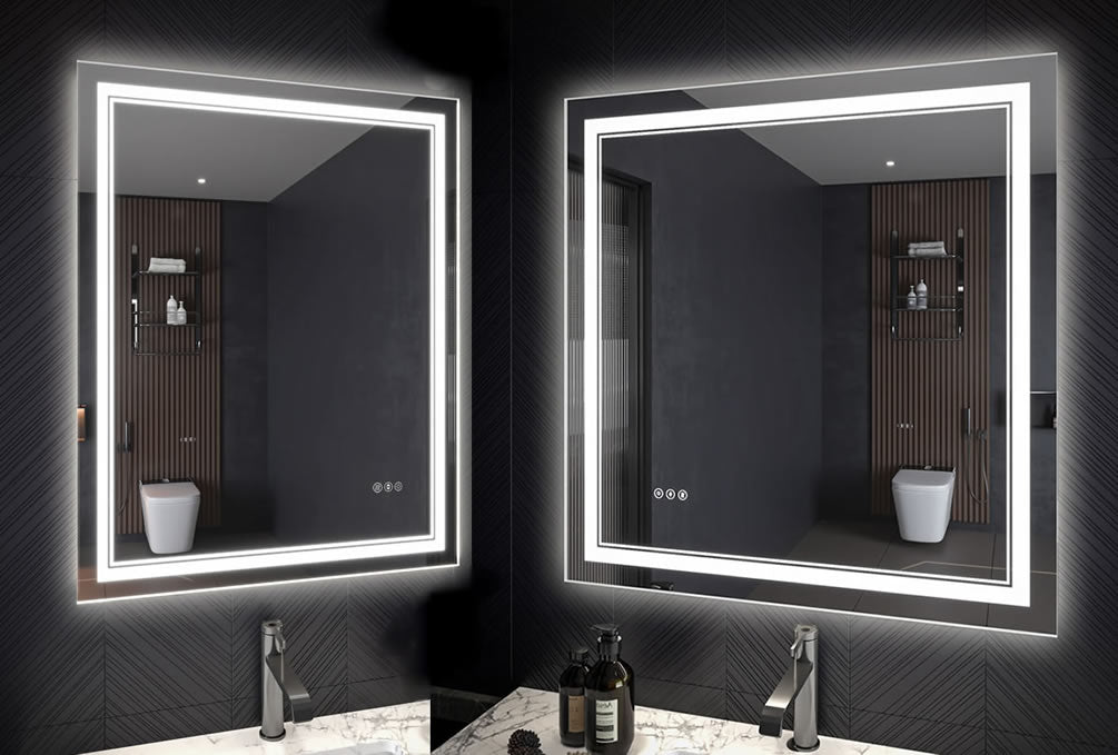 Covington 36" LED Bathroom Mirror – Mirror Luxe - Perfect Makeup Mirrors