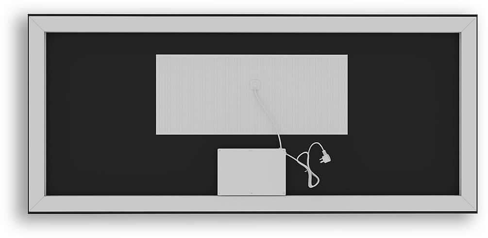 Rear view of Mirror Luxe Covington 72", 84" and 96" Wide LED Bathroom Vanity Mirrors