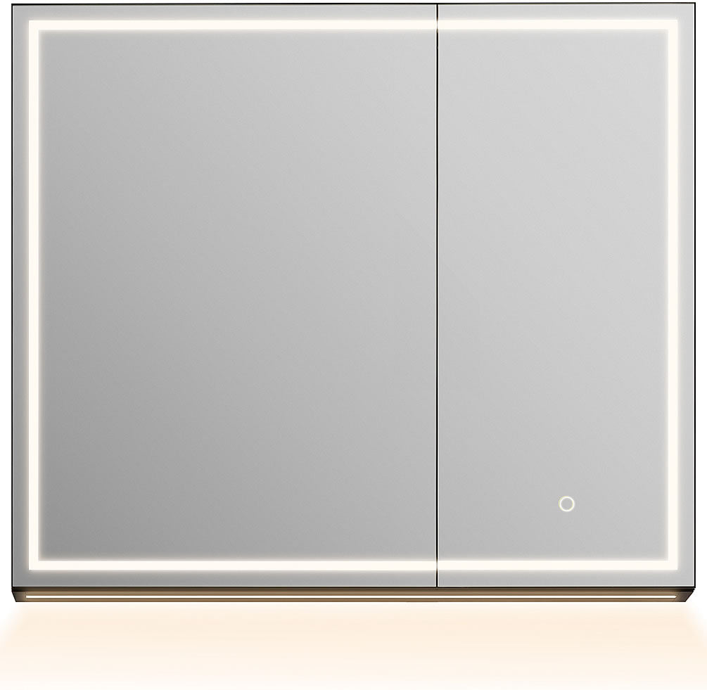 Hesili Multi-Featured LED 2-Door Medicine Cabinet