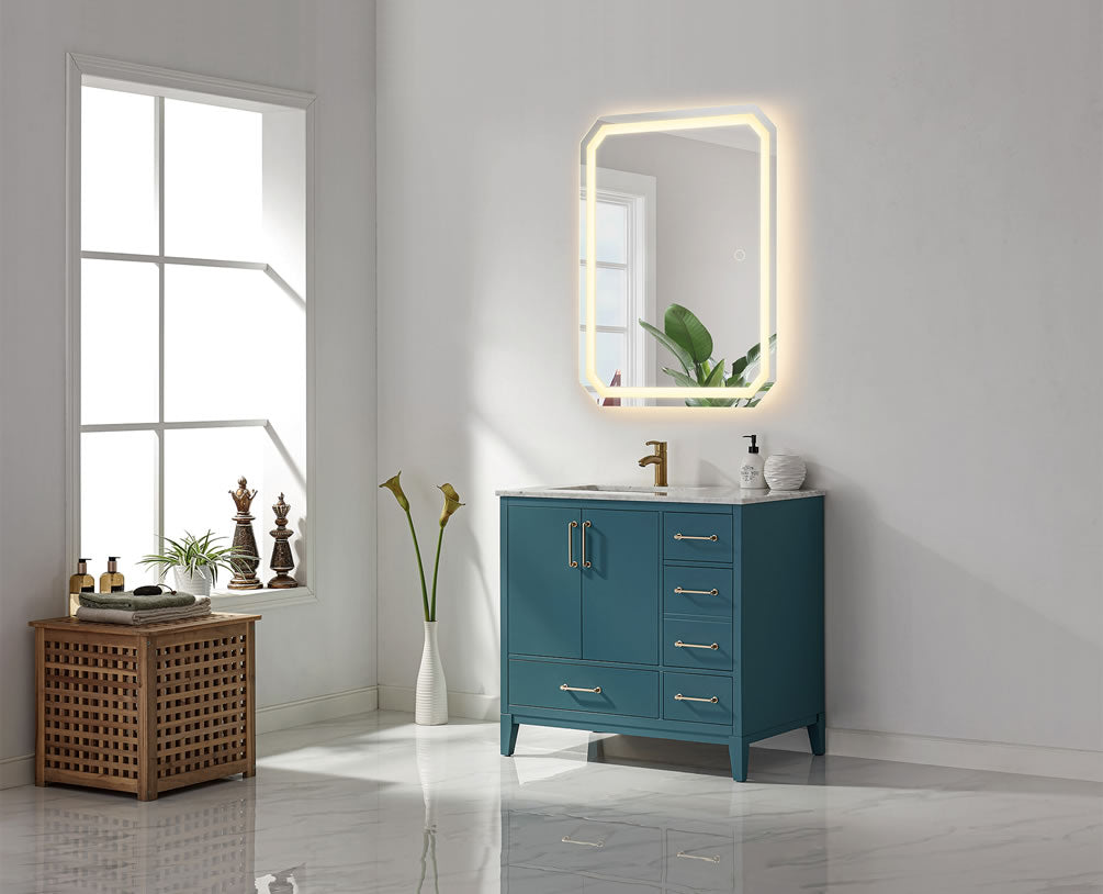 24" and 30" sizes can be hung vertically or horizontally - hardware included.