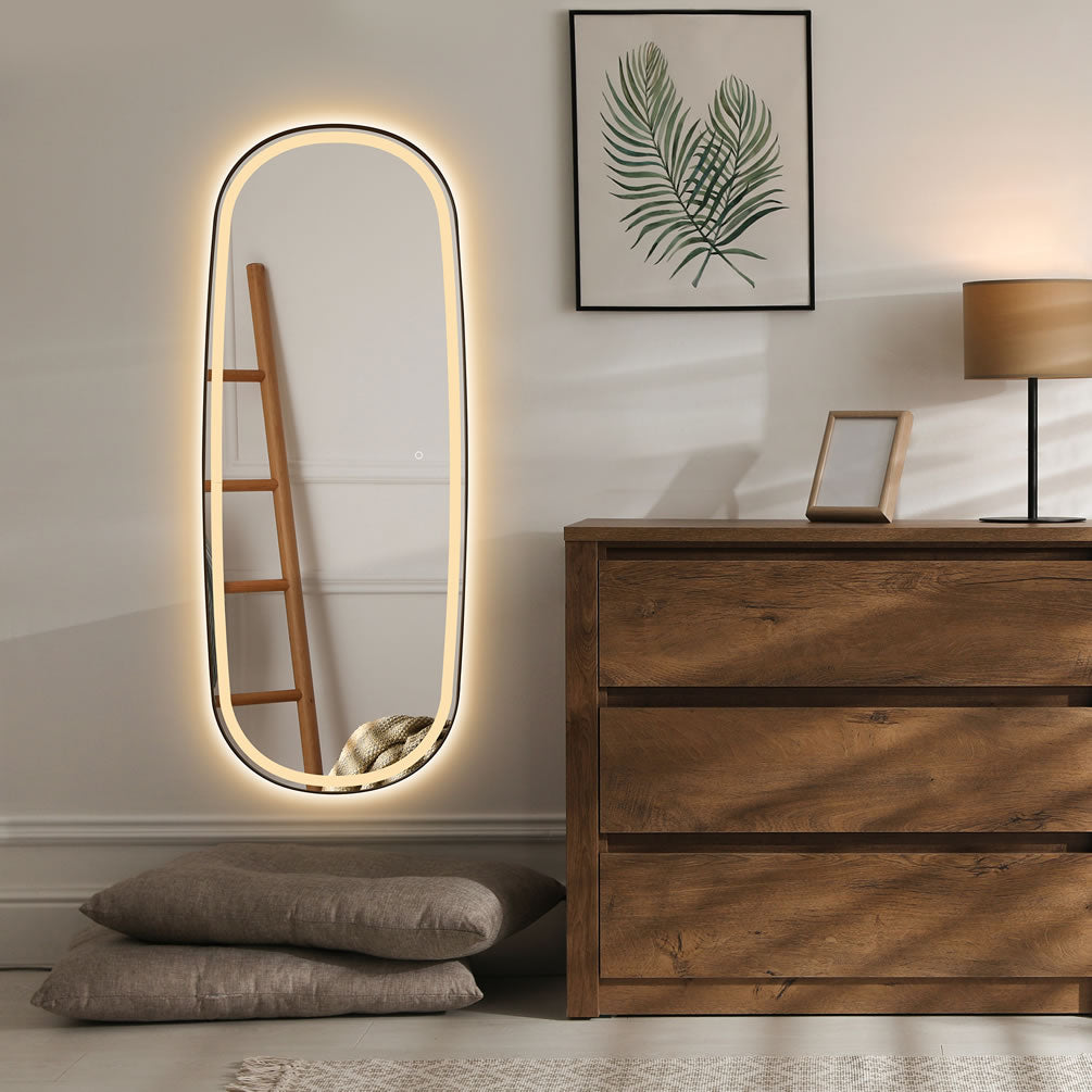Cellini 26" x 65" LED Wardrobe / Bathroom Vanity Mirror - Altair Design - Perfect Makeup Mirrors