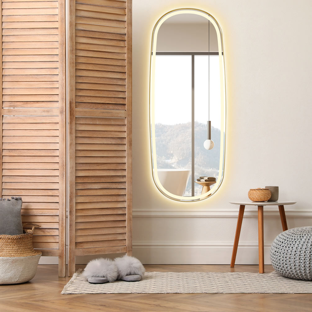 Cellini 26" x 65" LED Wardrobe / Bathroom Vanity Mirror - Altair Design - Perfect Makeup Mirrors