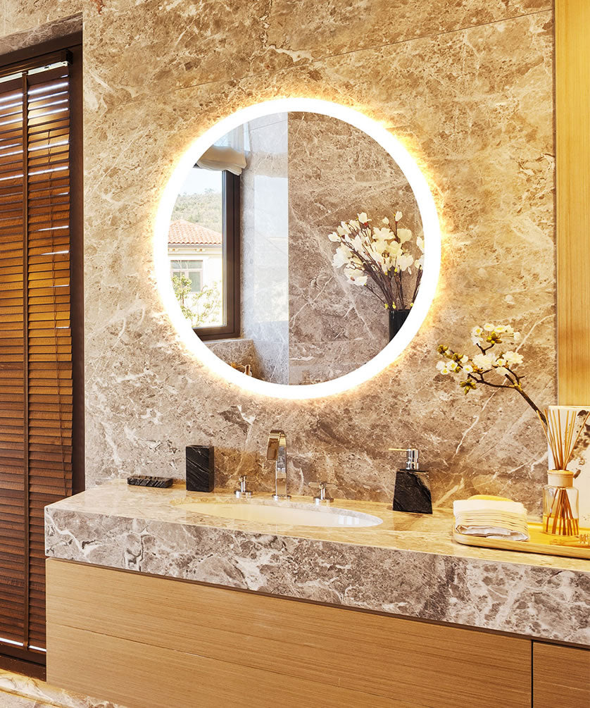 Grandeur LED Vanity Mirror – Bathroom Glam - Cordova - Perfect Makeup Mirrors