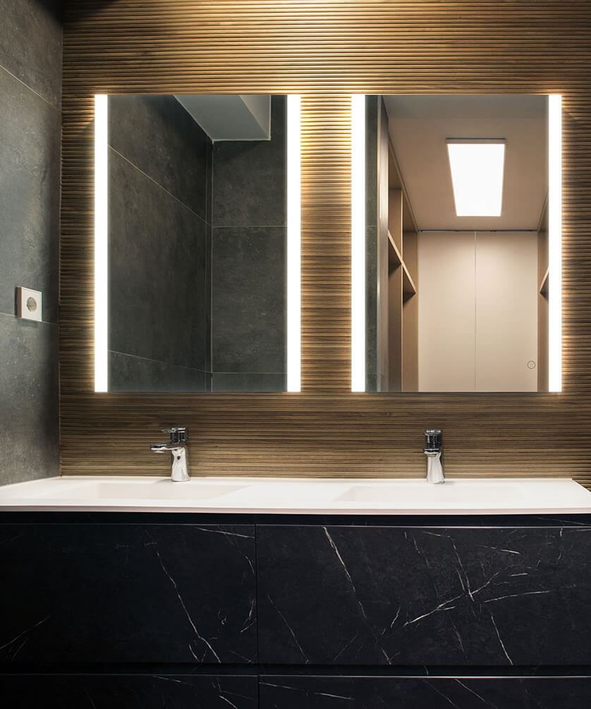 Harmony LED Vanity Mirror – Sconce Alternative - Cordova