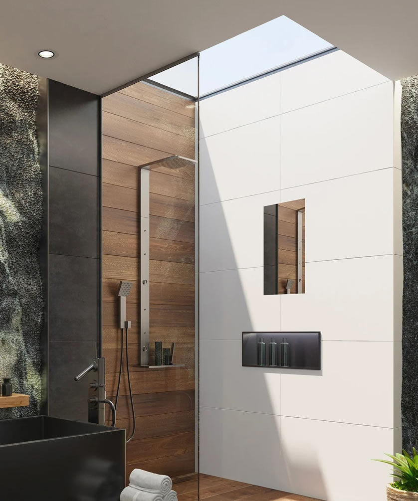 Aqua Fog-Free Shower Mirror - Electric Mirror