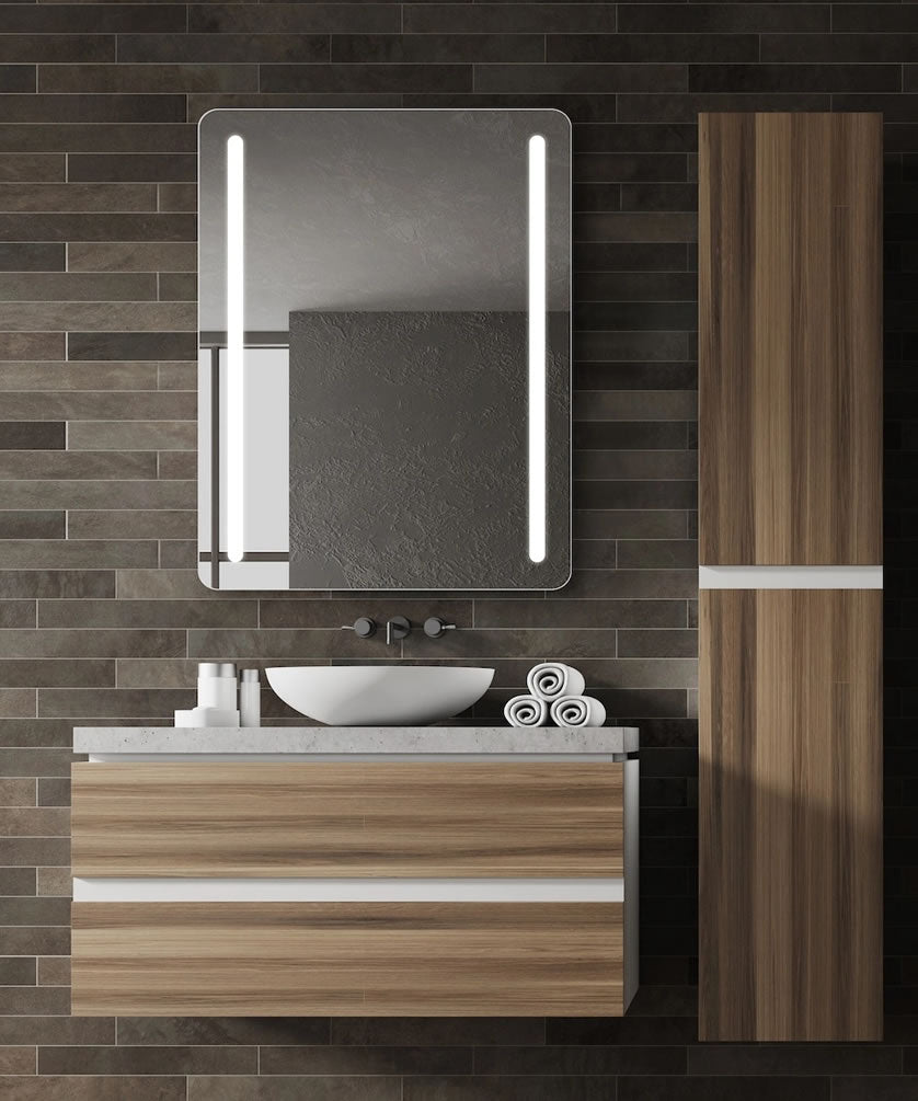 Bela LED Bathroom Mirror with Optional AVA Tech