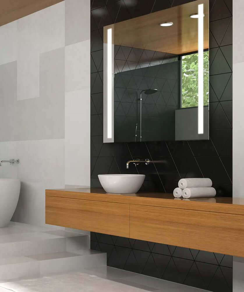 Fusion LED Bathroom Mirror – 5 Sizes - Electric Mirror