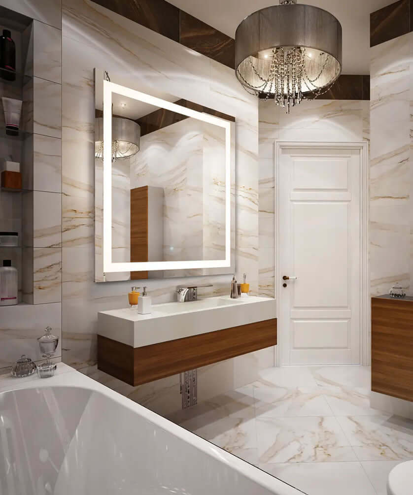 Electric Mirror Integrity LED Inset Frame Bathroom Mirror, 10 Sizes