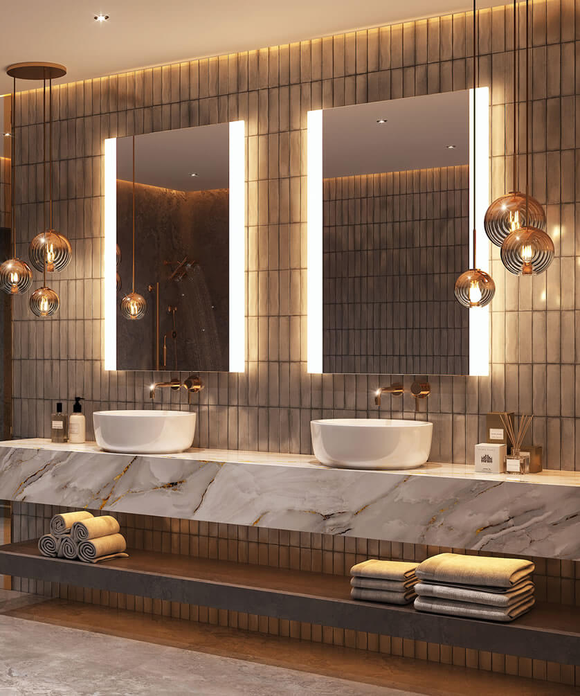 Novo LED Mirror – 3 Sizes - Electric Mirror