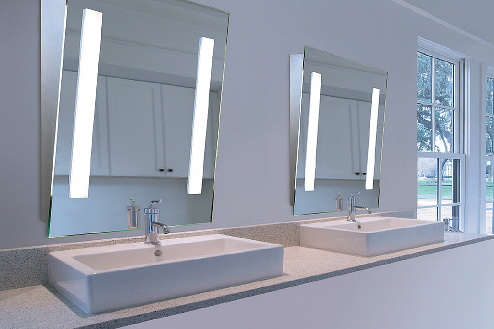 ADA LED Wheelchair Mirror - Aamsco - Perfect Makeup Mirrors