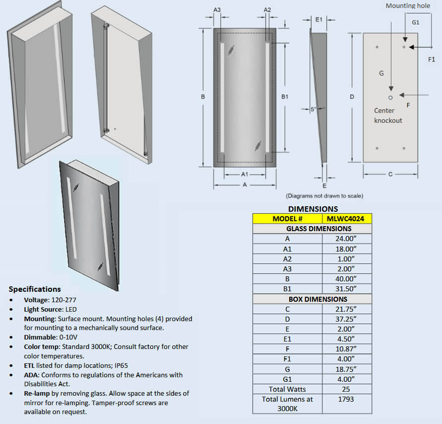 Aamsco Wheelchair Mirror
