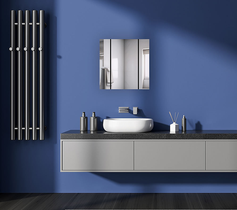 Royale 3-Door Medicine Cabinet 36", 40" or 48" Wide, 30" or 36" High - Aquadom - Perfect Makeup Mirrors
