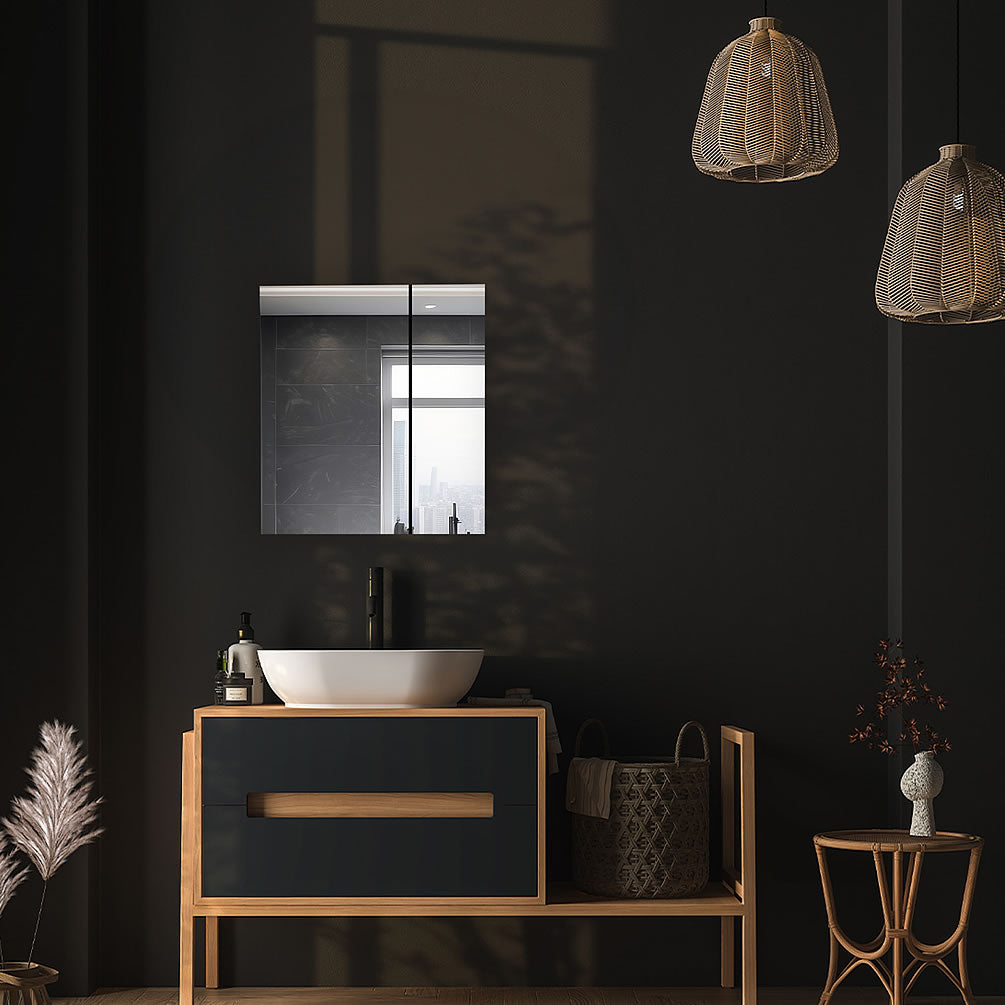 Royale 2-Door Medicine Cabinet 30", 36" or 48" Wide, 30" or 36" High - Aquadom - Perfect Makeup Mirrors