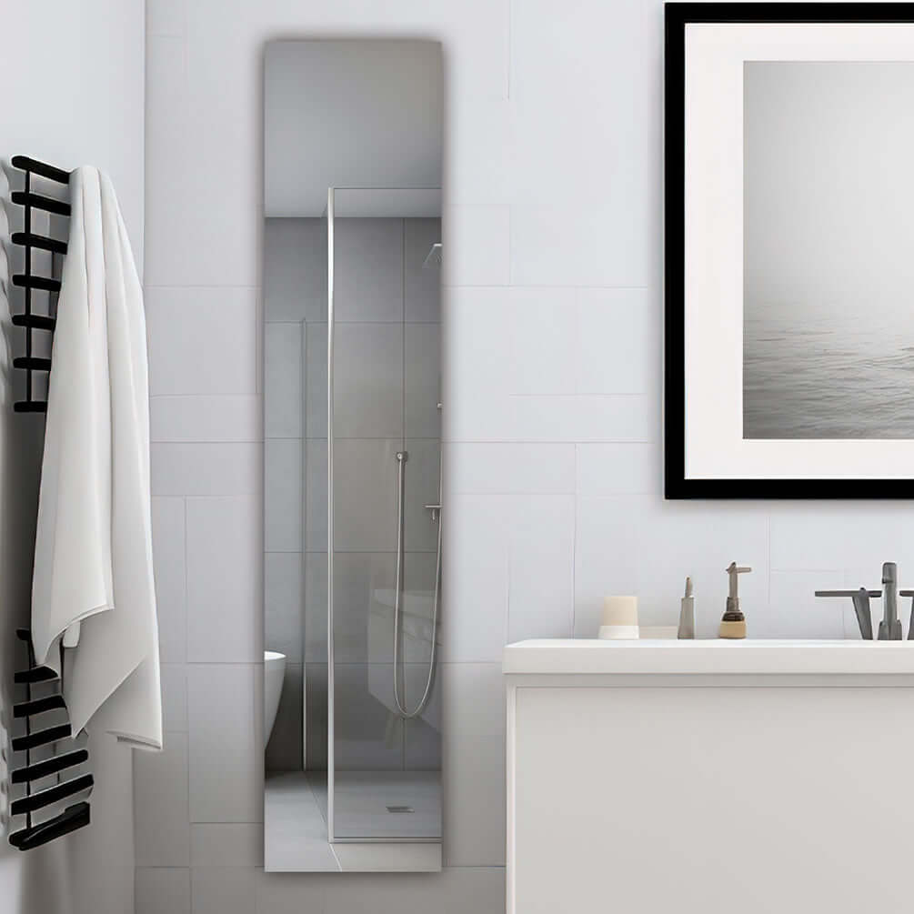 70" Tall Medicine Cabinet by Aquadom is 15" Wide and fits lots of tight situations.