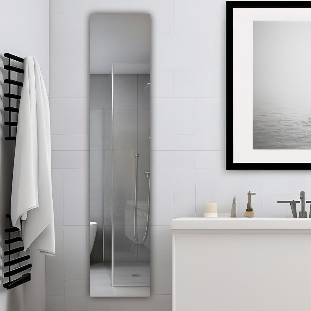 Royale Extra-Tall 15” x 70” Medicine Cabinet w/ 3x Magnifying Makeup Mirror - Aquadom - Perfect Makeup Mirrors