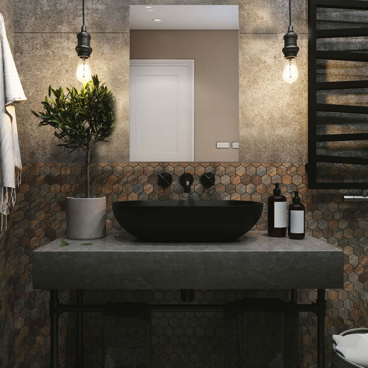 Aquadom Royale 24" x 30" High Medicine Cabinet - Application