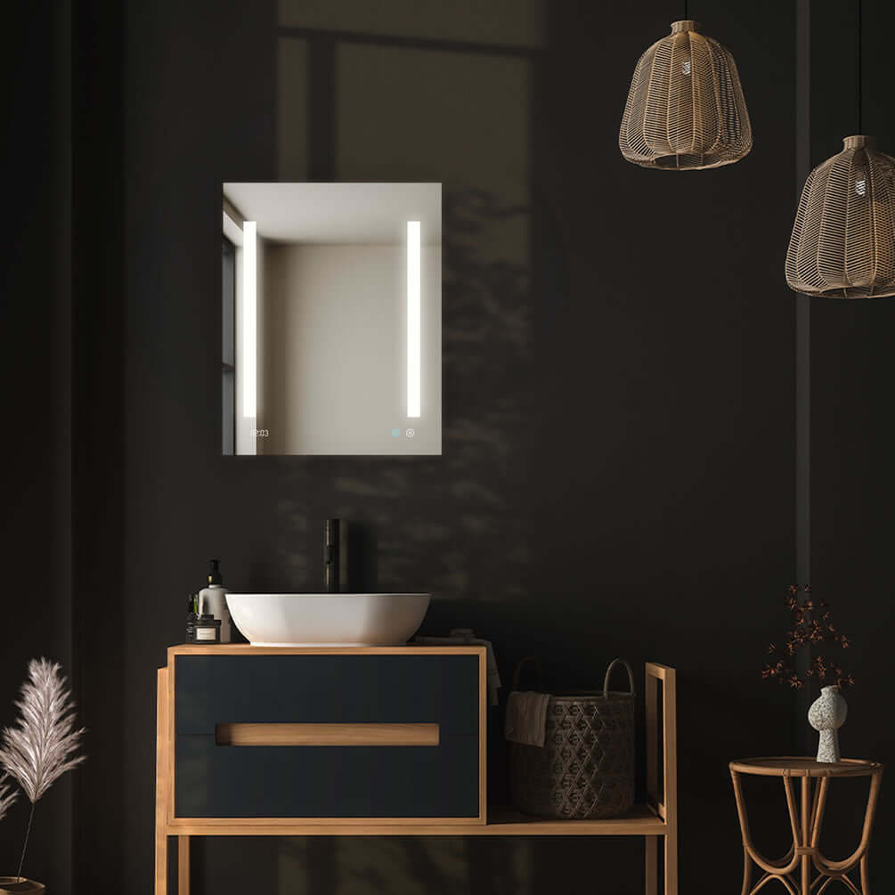 Aquadom Signature Royal Medicine Cabinet 24" x 30" with Internal LED 3x Makeup Mirror