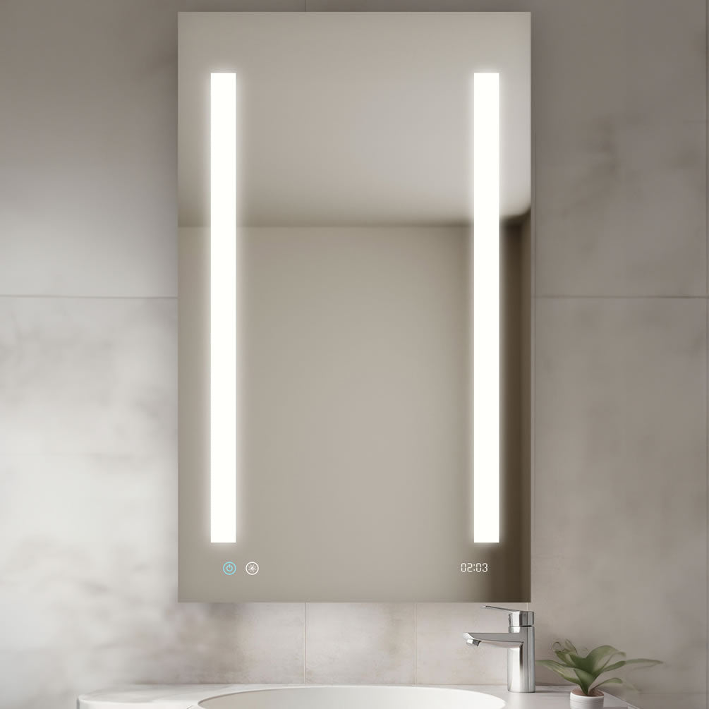 SIGNATURE Royale 24” LED Medicine Cabinet w/ Adjustable LED Color 30”/36”/40” High - Aquadom - Perfect Makeup Mirrors