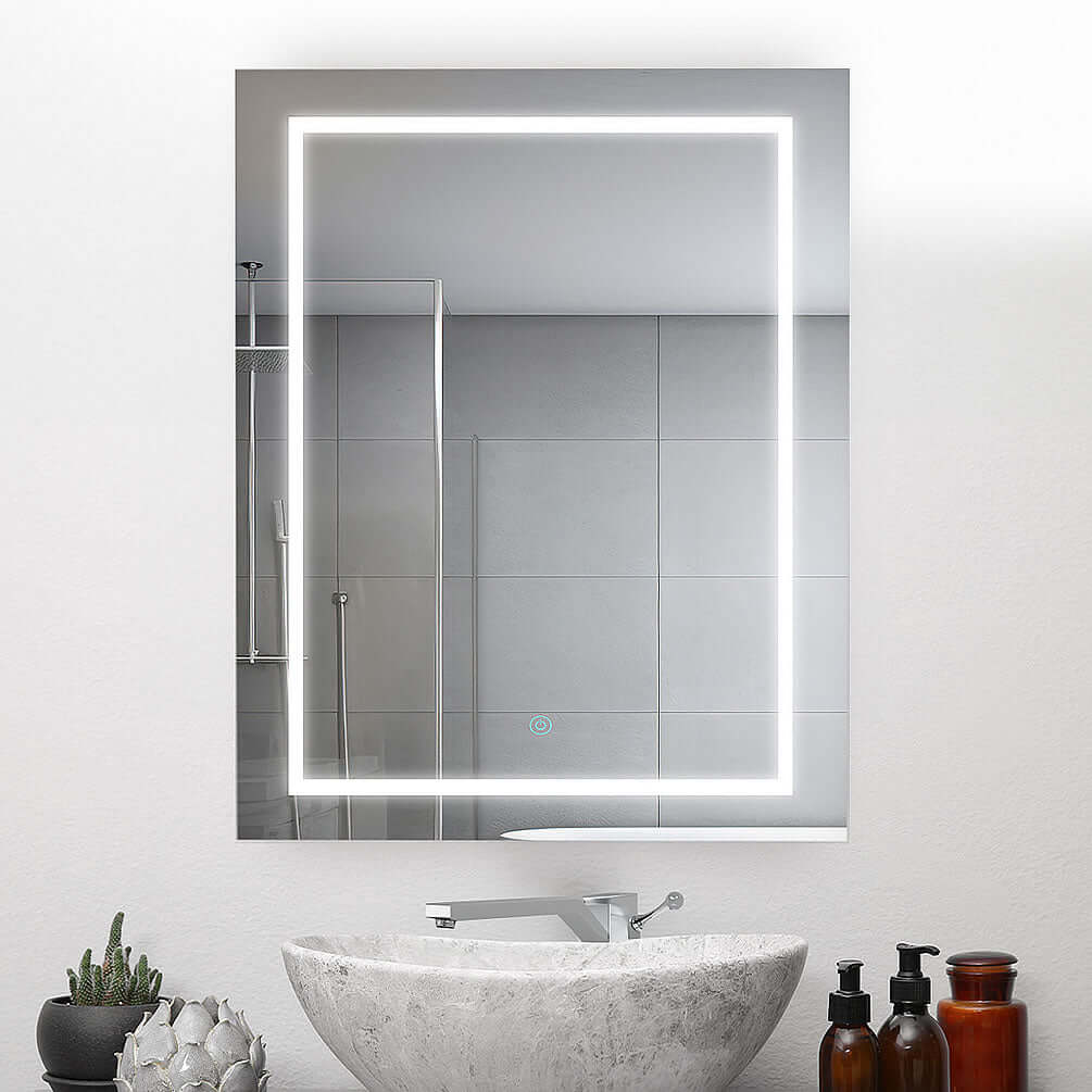 the "Q" Basic series by Aquadom mounts on the surface or can be recessed. Mounting hardware is included.