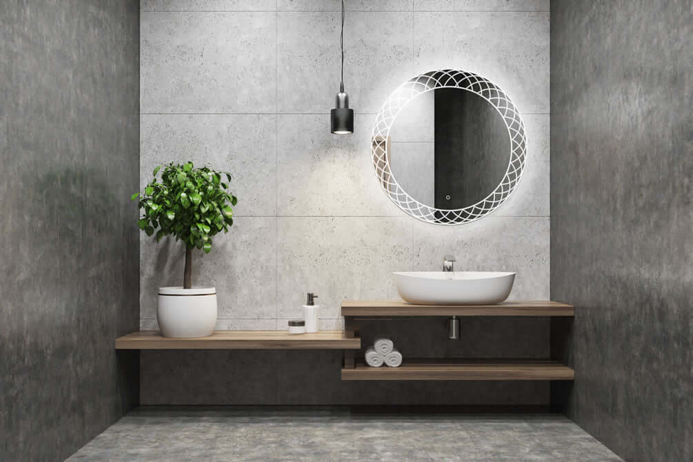 Frost LED Heated Bathroom Mirror - 4 Sizes - Aquadom - Perfect Makeup Mirrors