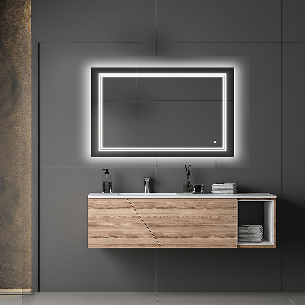 Aquadom SOHO Heated LED Bathroom Vanity Mirror - 9 Sizes to 48" Wide