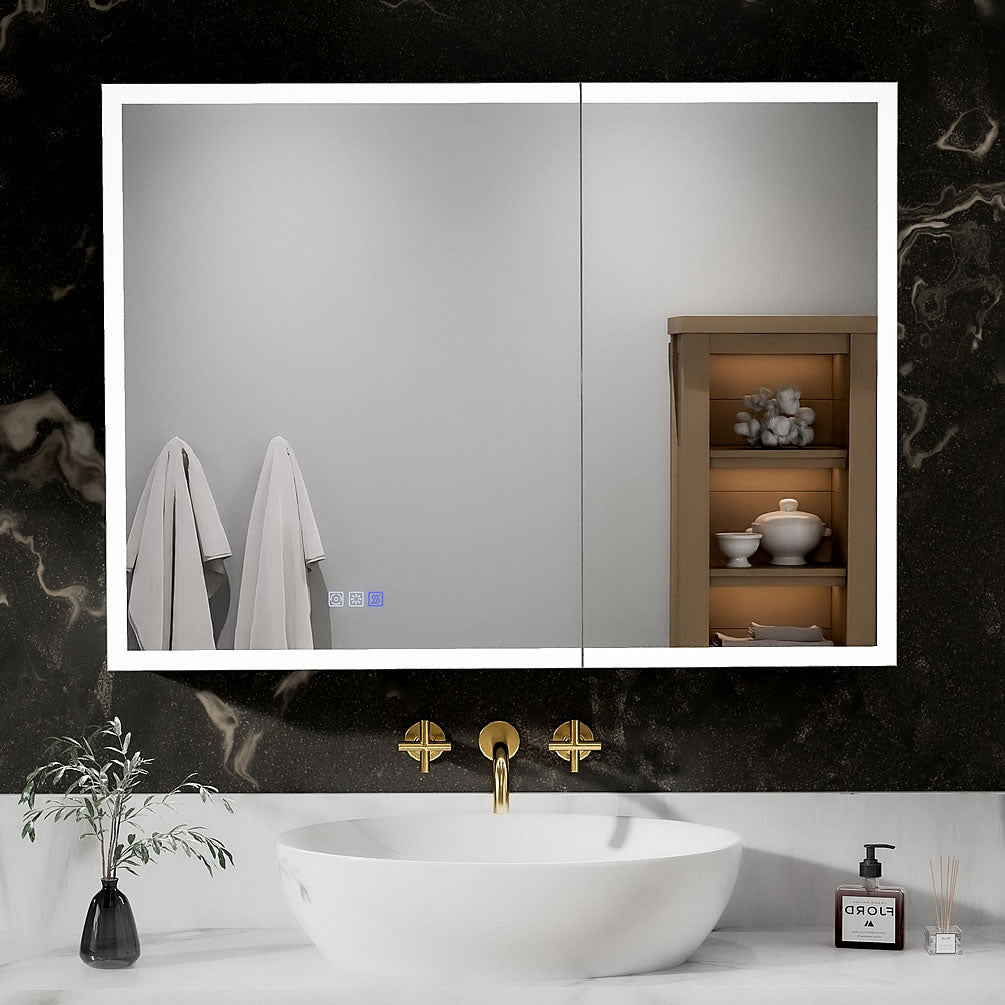 40" Reluma LED Medicine Cabinet 30", or 32" High, Recessed or Surface Mount – Mirror Luxe