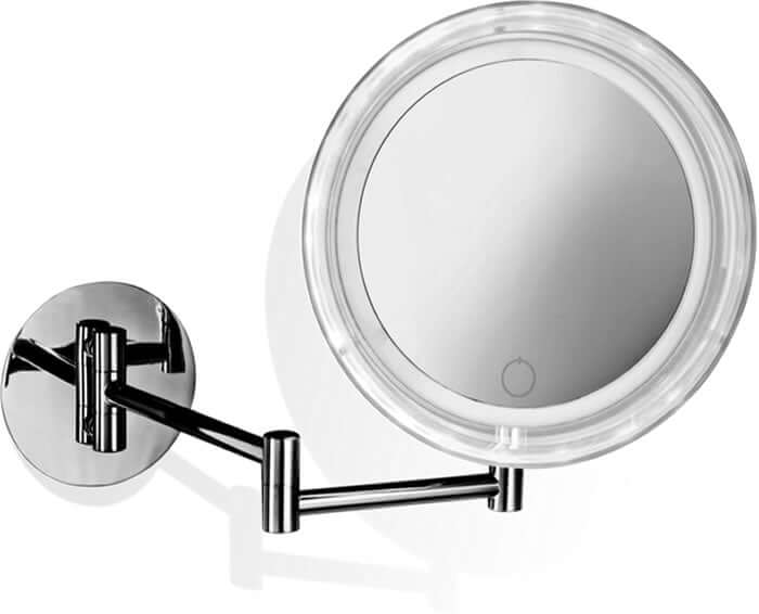 BS 17 TOUCH Hardwired 5x LED Makeup Mirror with Lights - in Polished Chrome by Decor Walther