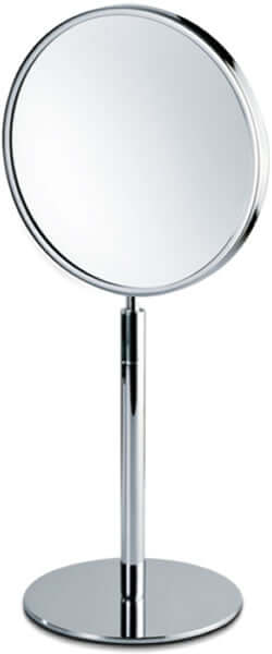 Unique swivel joint on the SPT 11 Free-Standing Makeup Mirror by Decor Walther