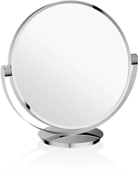 Polished Chrome (Reversible, NOT magnified on either side.)