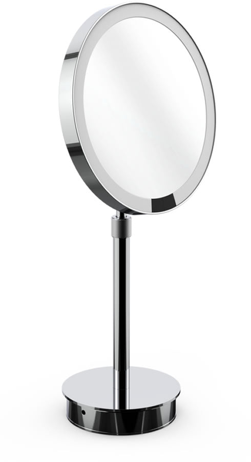 Polished Chrome - 5x or 7x with dimmer, adjustable LED coloration, memory on, auto off, sensor operation.