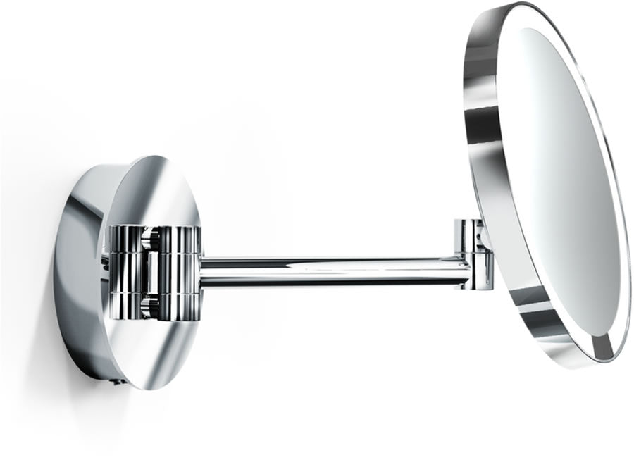 Hardwired with 30,000 hour LEDs that have a CRI of 90+. Polished Chrome.