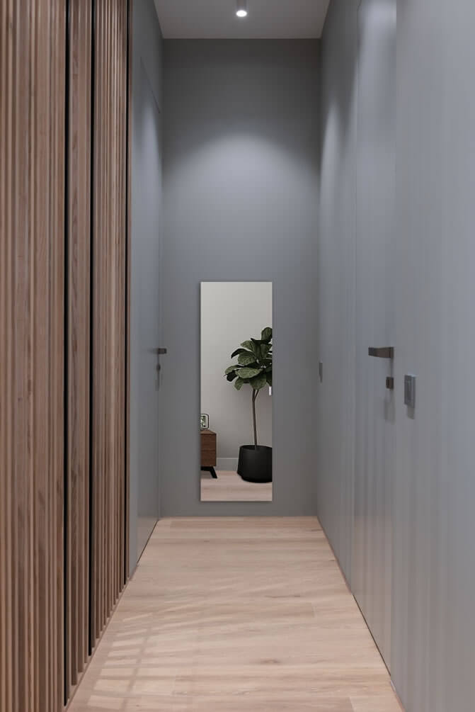 Sidler "Tall" Series Cabinet – 60" Tall in in 3 Widths - Perfect Makeup Mirrors