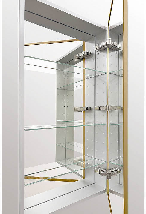 Sidler Decoro Non-Lighted Medicine Cabinet – 15", 19" or 23" - 6 Finishes - Perfect Makeup Mirrors