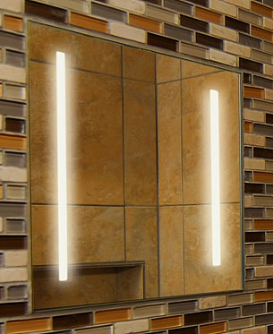 ClearMirror LED Lighted, Heated Fog-Free Shower Mirror - Total Luxury in the Shower