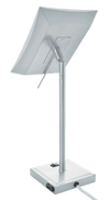 Satin Nickel Finish - Rear Veiw
