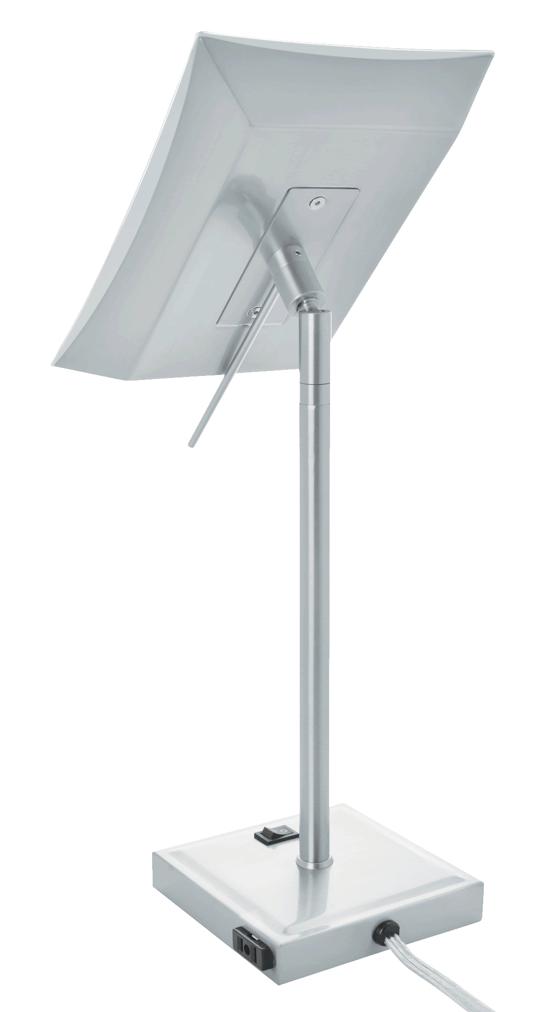 Satin Nickel Finish - Rear Veiw