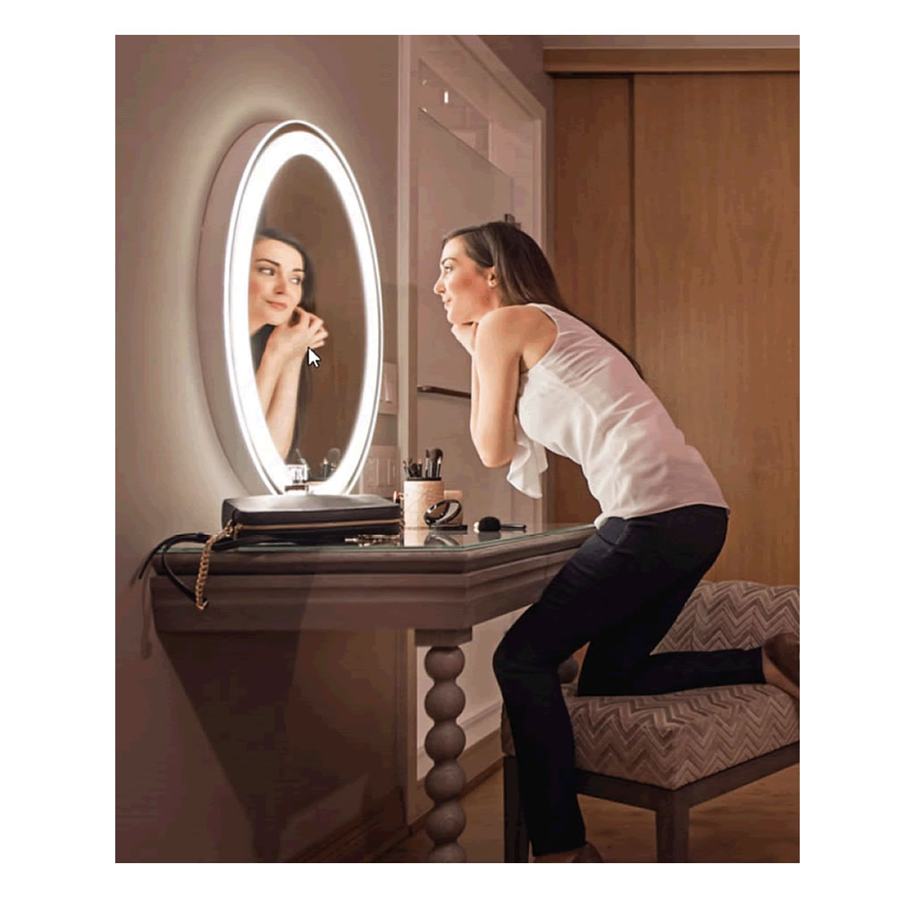 Eternity + AVA LED Mirror – 3 Colors - Electric Mirror - Perfect Makeup Mirrors