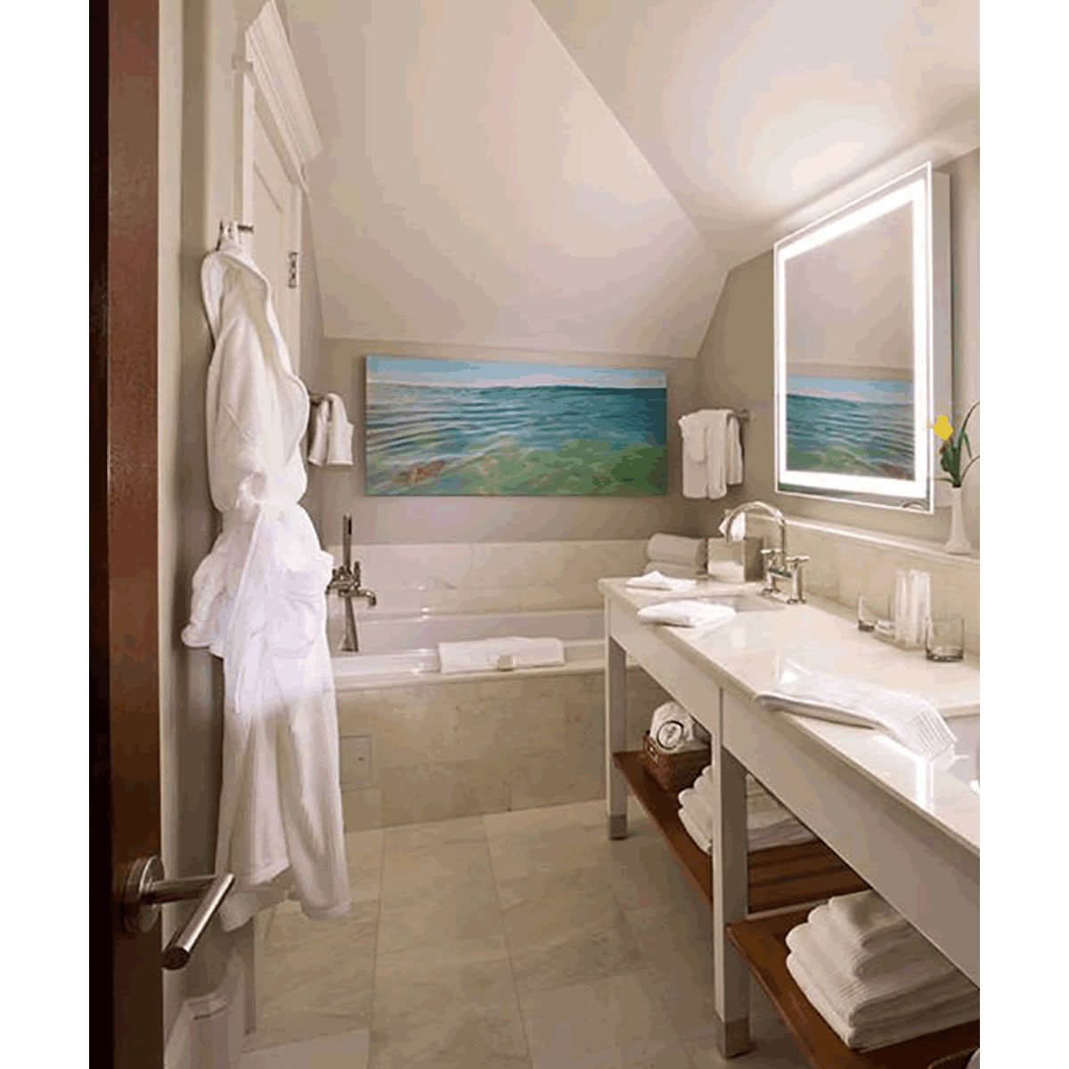 Electric Mirror Integrity LED Inset Frame Bathroom Mirror, 10 Sizes
