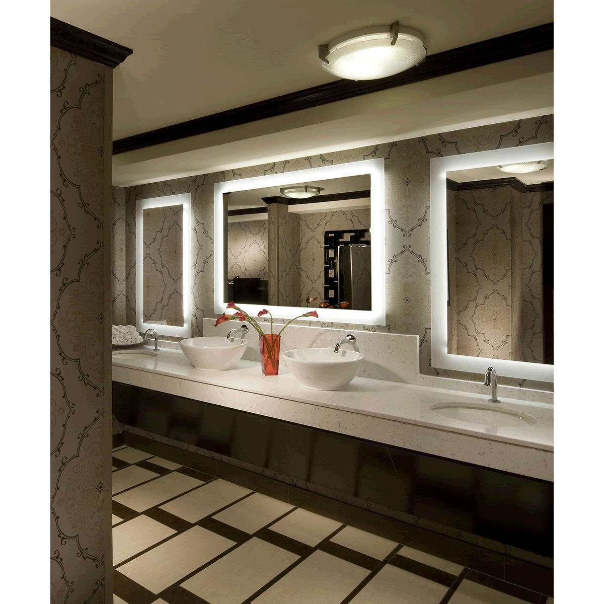 Silhouette + Keen LED Mirror – 8 Sizes - Electric Mirror - Perfect Makeup Mirrors