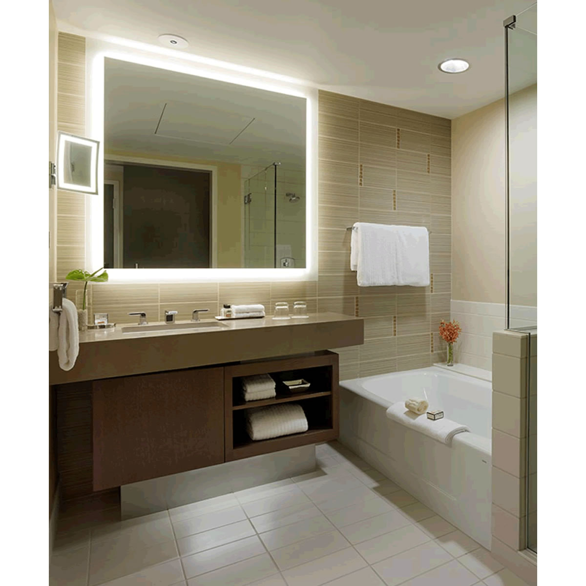 Silhouette + Keen LED Mirror – 8 Sizes - Electric Mirror - Perfect Makeup Mirrors