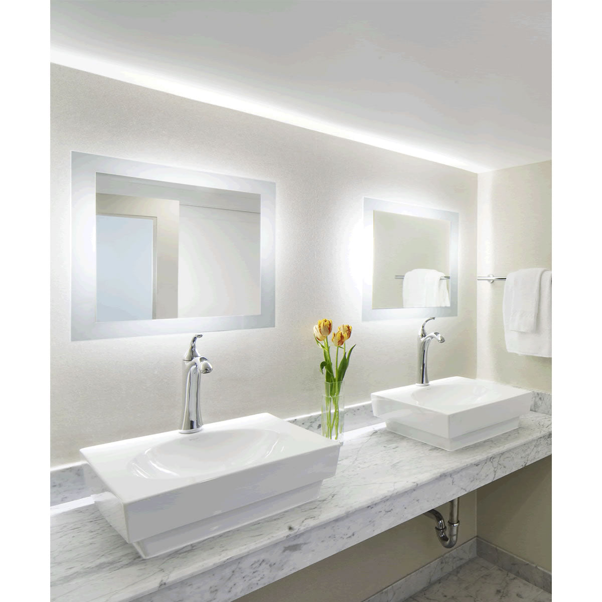 Silhouette + Keen LED Mirror – 8 Sizes - Electric Mirror - Perfect Makeup Mirrors