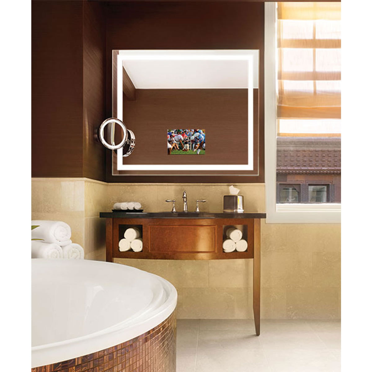 Integrity TV Lighted Mirror 21.5" – 6 Sizes - Electric Mirror